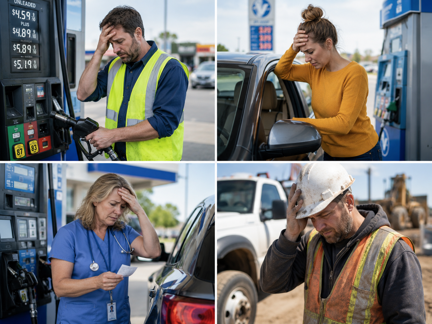 Drivers experiencing the impact of changing fuel costs